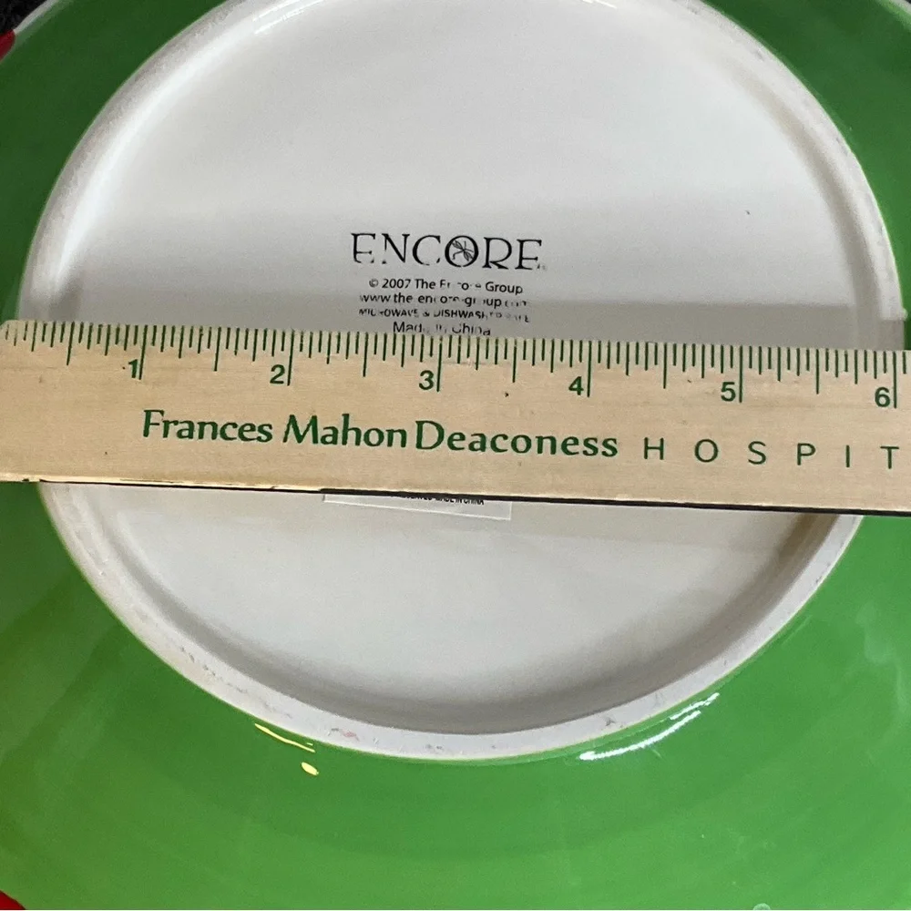 Vintage Pie Dish By Encore‎ Group 2007 Bring On The Pie Christmas Plate